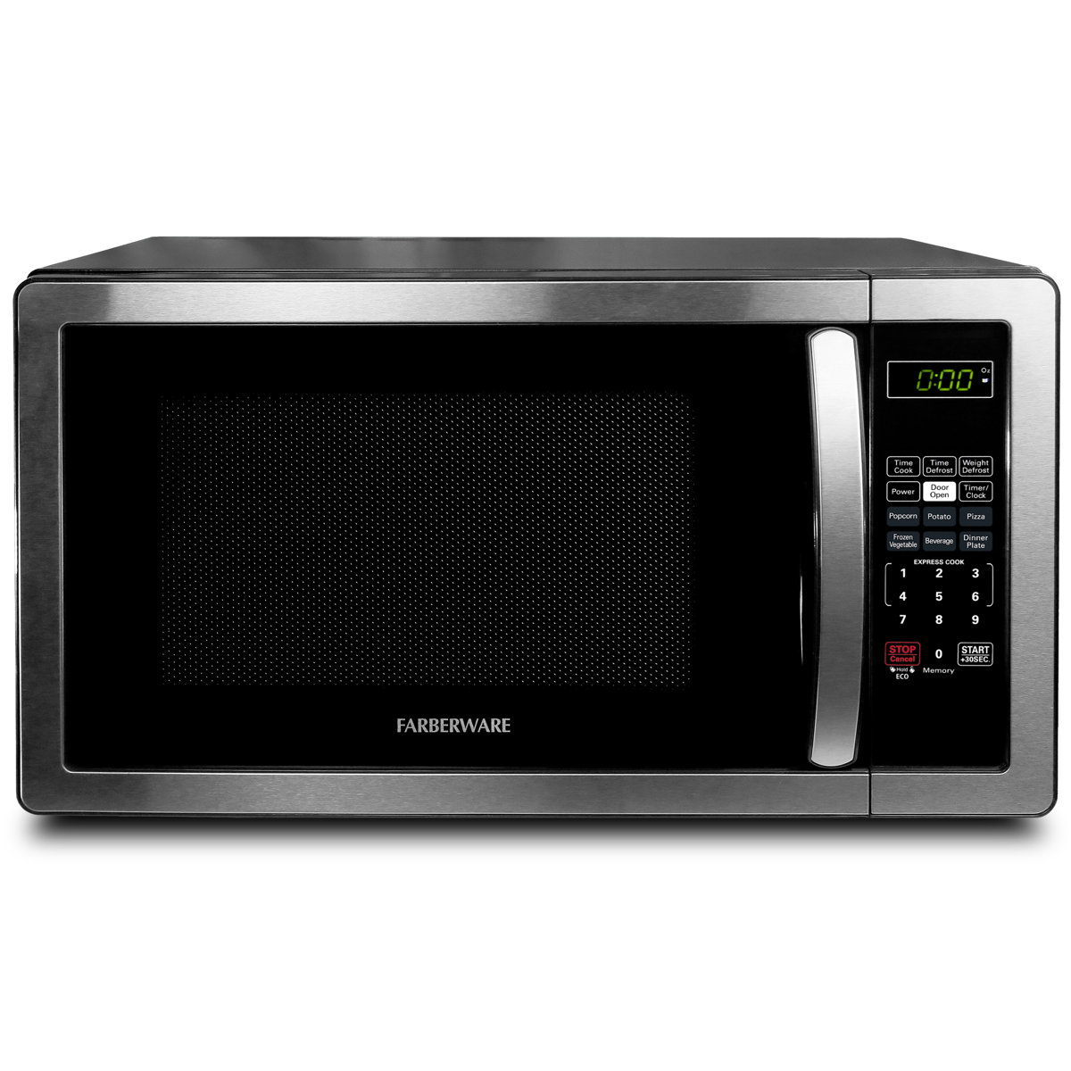 Farberware Classic Countertop Microwave Oven, 1.1 Cubic Feet cu. ft., 1000 watts, with Child Lock FMO11AHTBKB